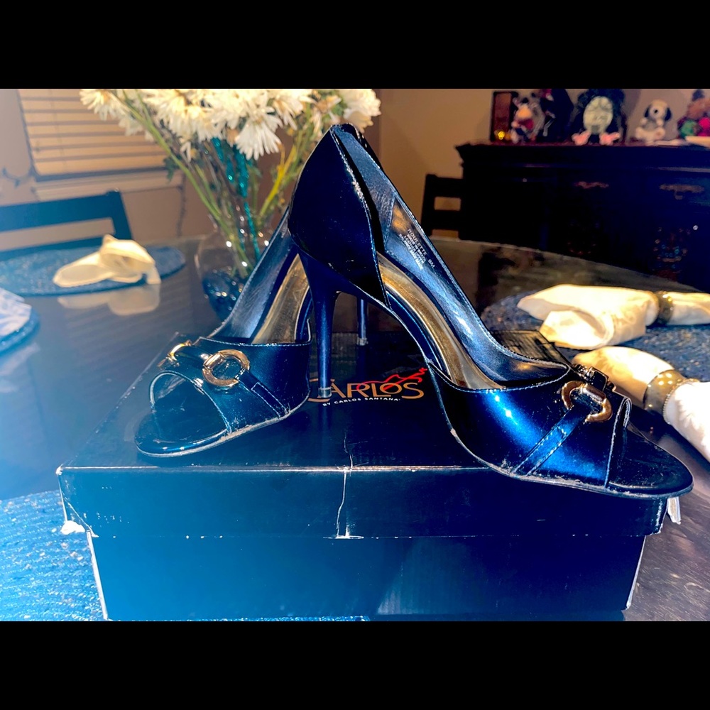 Carlos by Carlos Santana Roulette Blue Stilleto